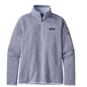 Purple woman’s Patagonia Better Sweater 1/4 Zip